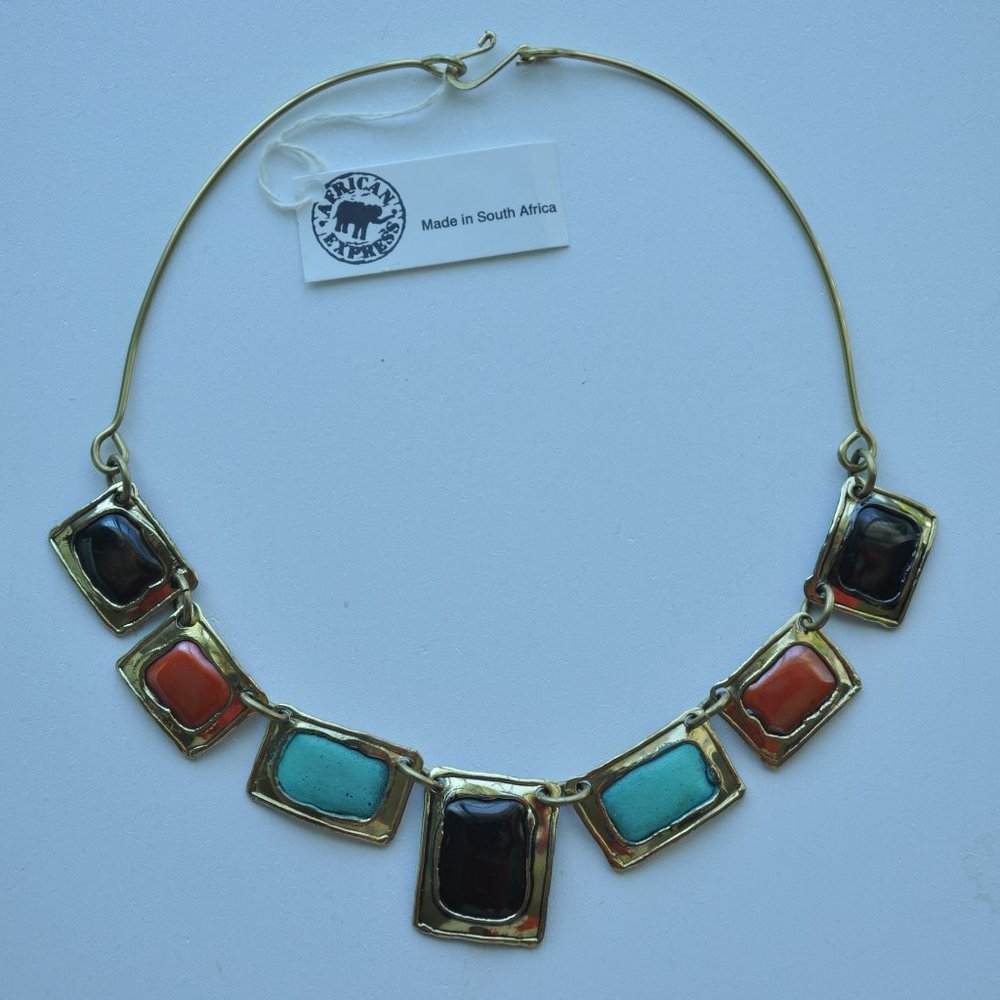 NWT HANDCRAFTED BRASS & COPPER CHOKER